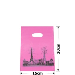 Набір подарункових целофанових пакетів 20мкм 15x20см (15120)