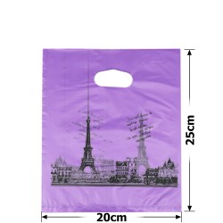 Набір подарункових целофанових пакетів 20мкм 20x25см 100шт (15125)