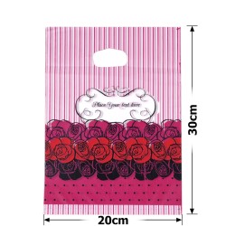 Набор подарочных целлофановых пакетов 20мкм 20x30см 100шт (15131)
