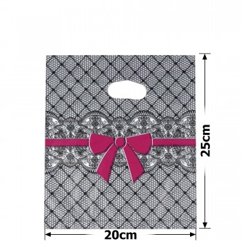 Набор подарочных целлофановых пакетов 20мкм 20x25см 100шт (15257)