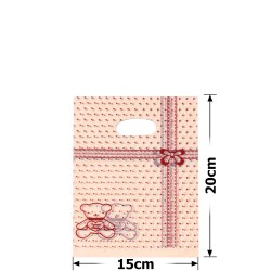 Набор подарочных целлофановых пакетов 20мкм 15x20см (15265)