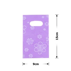 Набір подарункових целофанових пакетів 20мкм 9x15см 50шт (4751)