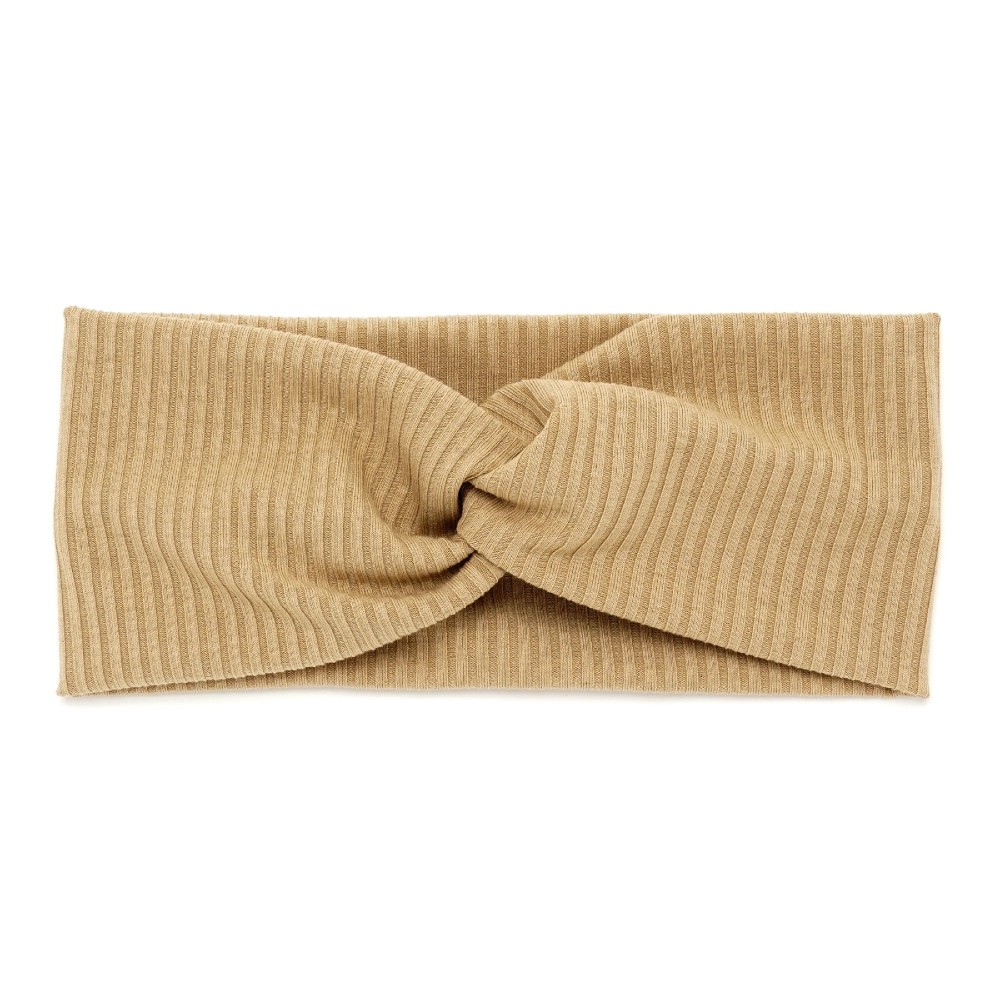 Повязка-чалма из трикотажной ткани широкий рубчик (16033) 1
