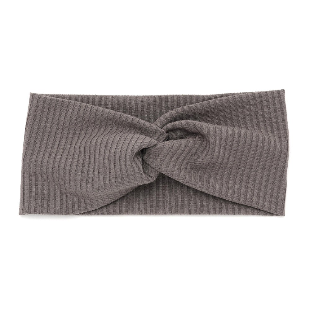 Повязка-чалма из трикотажной ткани широкий рубчик (16033) 25