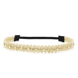 Пов'язка на голову грецька зі стразами (24929)