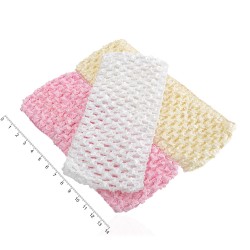 Набір пов'язок-заготовок для волосся кольорові (5539)