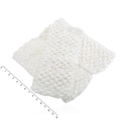 Набор повязок-заготовок для волос белые (8204)