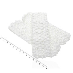 Набір пов'язок-заготовок для волосся біле (8205)