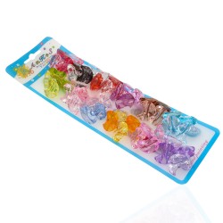 Набір резинок для волосся зі скляною прикрасою (1226)