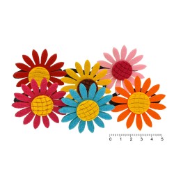 Набір резинок для волосся з соняшниками (13227)