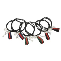 Набор резинок для волос с лентой (14812)