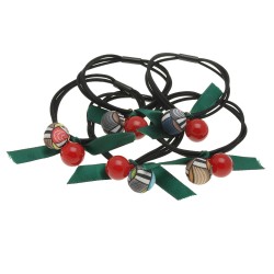 Набір резинок для волосся зі стрічкою (14841)