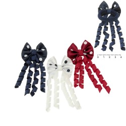 (03-14967) Набір резинок-бантів для волосся з рюшиками