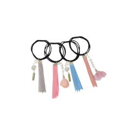 Набір резинок для волосся зі стрічкою (14843-2)