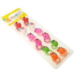 Набор детских резинок для волос Павлин (733)