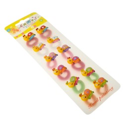 Набір дитячих резинок для волосся Равлик (736)