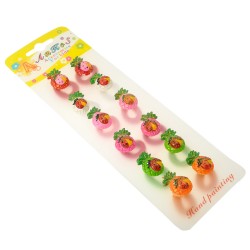 Набір дитячих резинок для волосся Ананас (753)