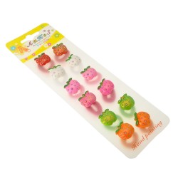 Набір дитячих резинок для волосся Яблуко (757)