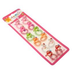 Набор детских резинок для волос Попугай (795)