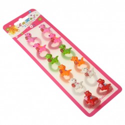 Набір дитячих резинок для волосся Лисичка (803)