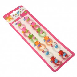 Набір дитячих резинок для волосся Ведмедик (808)