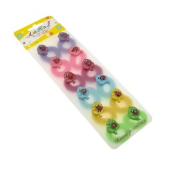 Набір дитячих резинок для волосся Листок з сонечком (850)