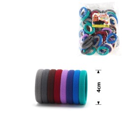 Набор резинок для волос из микрофибры Калуш 4см темно-пастельный (13963)