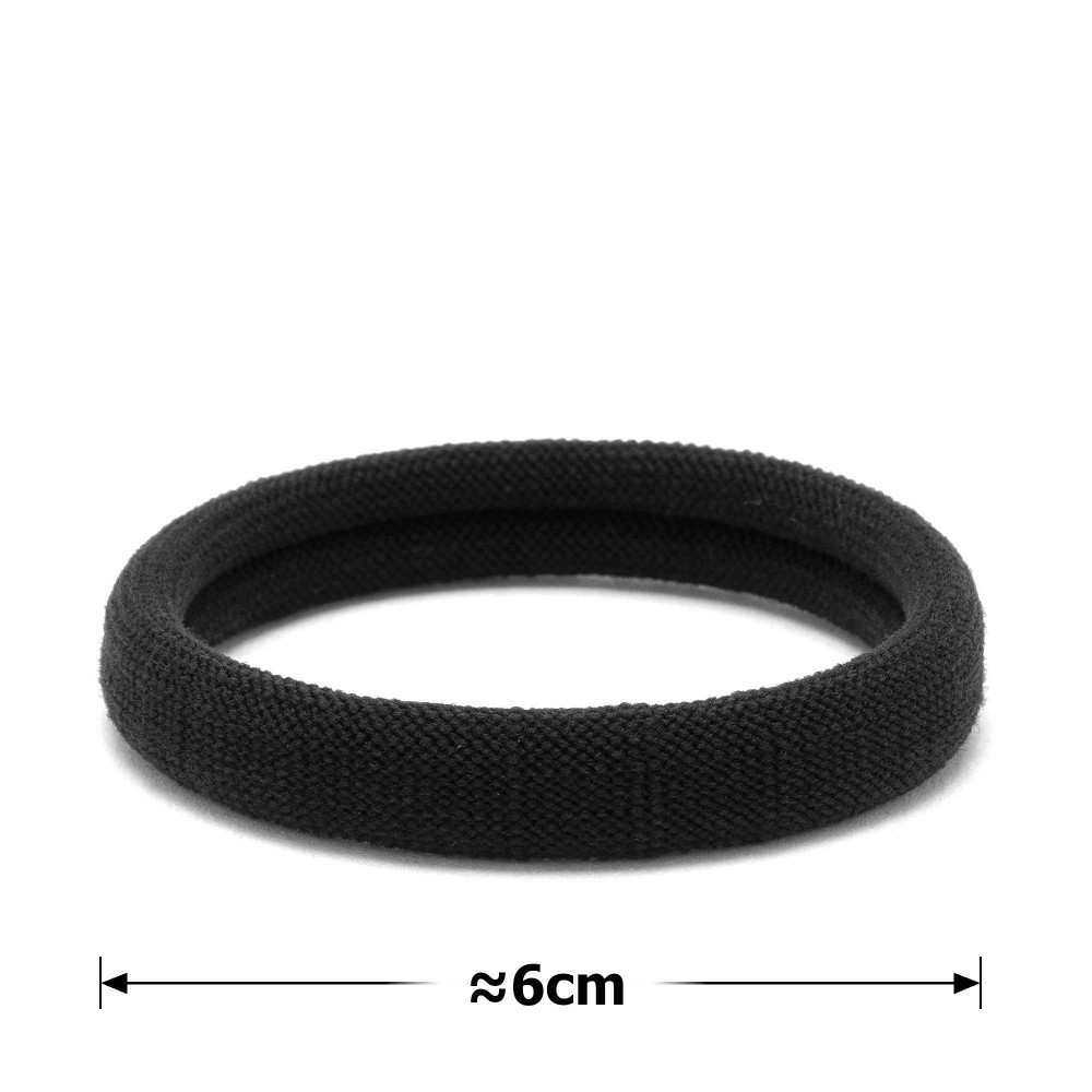 Набір гумок для волосся з мікрофібри Калуш 6см коричневий (30589) 2