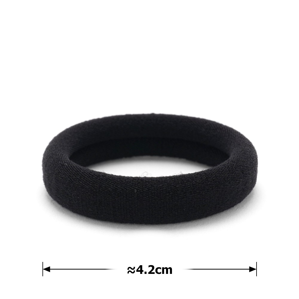 Набір гумок для волосся із мікрофібри Калуш 4.5см коричневий (30590) 2