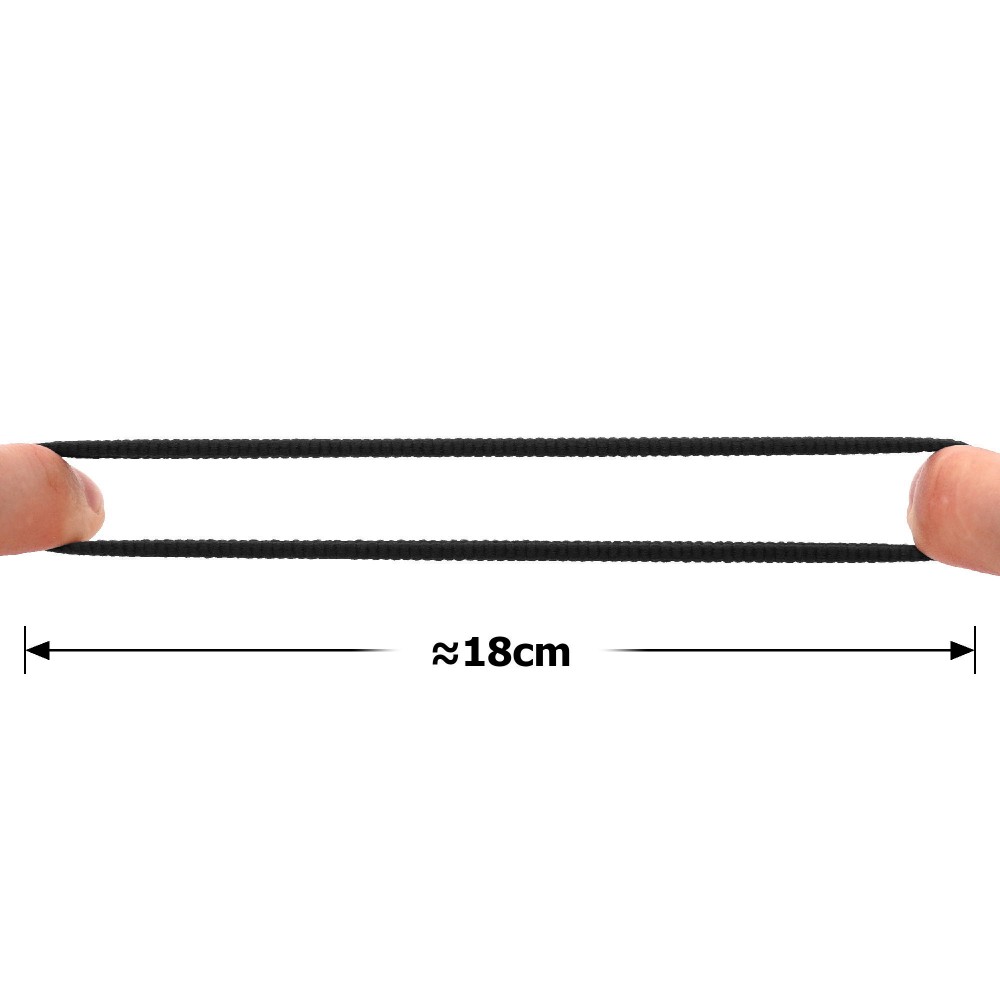 Набір гумок для волосся з мікрофібри Калуш 4см коричневий (30591) 2