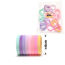 Набор резинок для волос из микрофибры Калуш 6см Candy mix (31289)