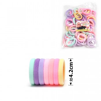 Набір резинок для волосся із мікрофібри Калуш 4.2см Candy mix (31291)