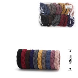 Набор резинок для волос из микрофибры (15187)