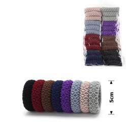 Набір резинок для волосся з мікрофібри (15-15404)