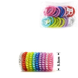 Набір резинок-пружинок для волосся 5.5см хромований (11958) invisibobble