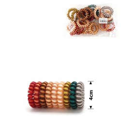 Набір резинок-пружинок для волосся 4см перламутровий (14898) invisibobble