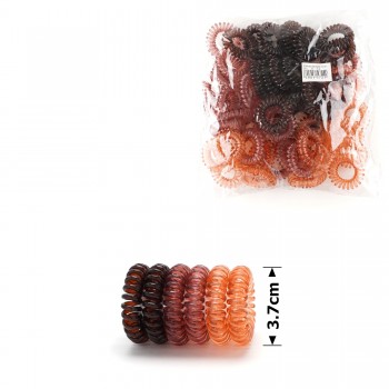 Резинка-пружинка для волос Ø37mm глянцевая 23255 - бижутерия оптом Arkos.