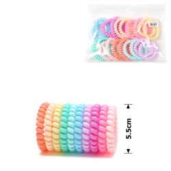 Набір резинок-пружинок для волосся 5.5см глянсовий (28611) invisibobble