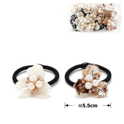 Набір резинок для волосся з квітками (12184)