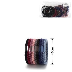 Набір плетених резинок для волосся (14936)
