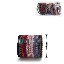 Набір плетених резинок для волосся (14937)