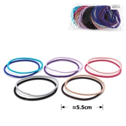 Набір безшовних резинок для волосся різнокольоровий (15201)