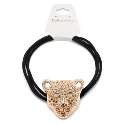 Резинка для волосся потрійна з фігуркою тигра (25598)