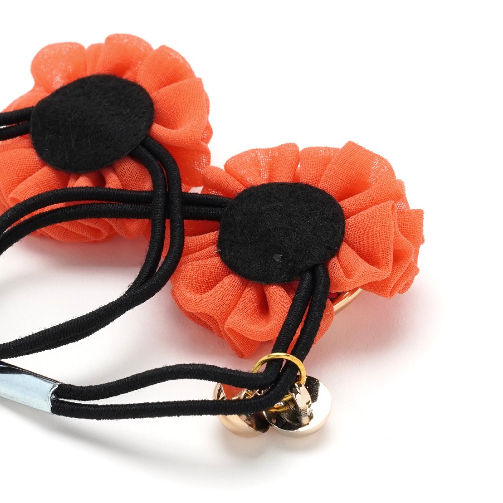 Пара резинок для волосся подвійні з бантиком 2шт (25737) 4