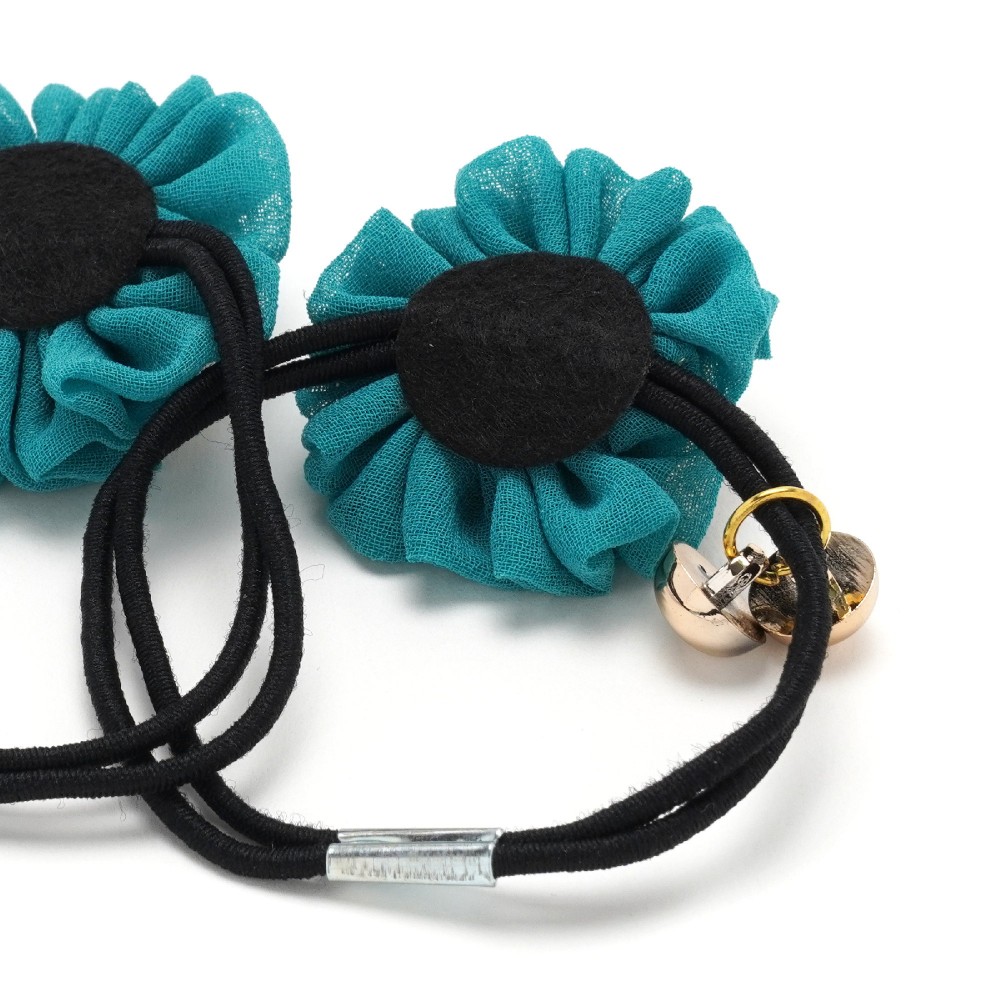 Пара резинок для волосся подвійні з бантиком 2шт (25737) 10