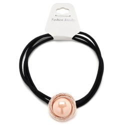 Резинка для волос тонкая с украшением (25740)