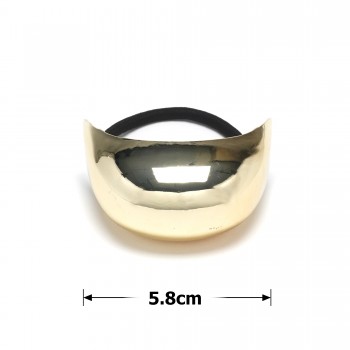 Резинка для волосся хвостова з прикрасою 5.8см (31763)