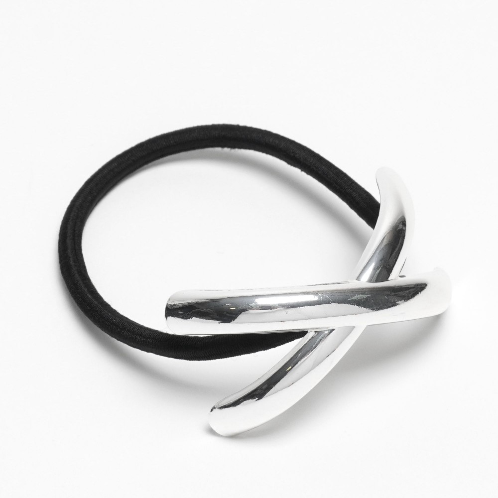 Резинка для волосся хвостова з прикрасою 5см  (31766) 2