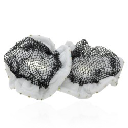 Набір велюрових сіточек для гульки зі стразами (5069)