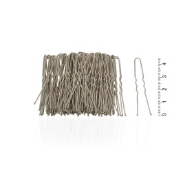 Набор заколок шпилек 4.5см 100шт серебристый (11272)